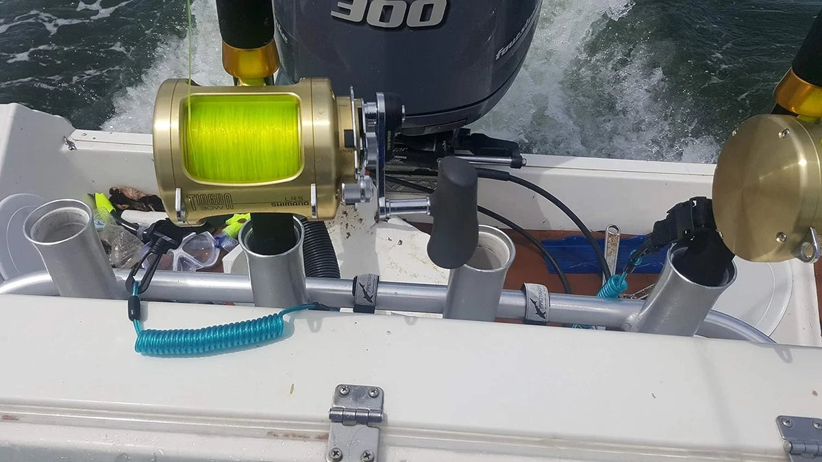 Dual Strap, Fishing Rod, Paddle or Stakeout Pole for Hobie -Rail or Boat Rails