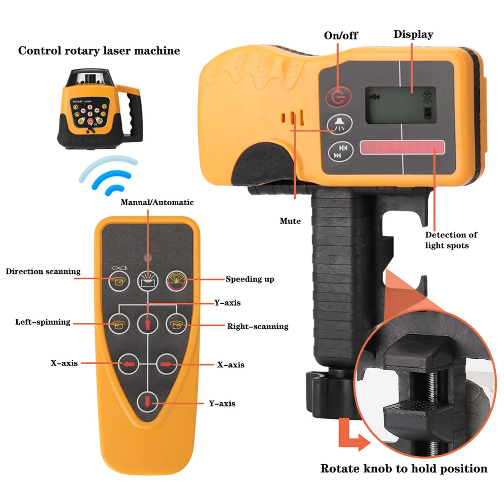 Carevas Self Levelling Machine,Modes Speed Adjustable 635nm Red Line Adjustable Level 500m Line Modes Speed Red Line Modes 500m Distance Solinder dsfen Rookin  Daseey