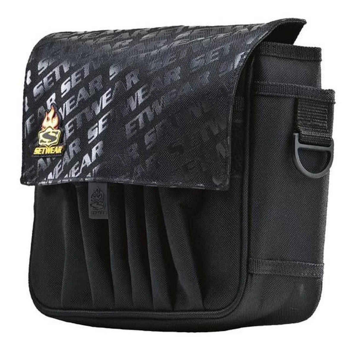 SetWear -05-515 7 x 8.5 in. Jumbo  Pouch, Black