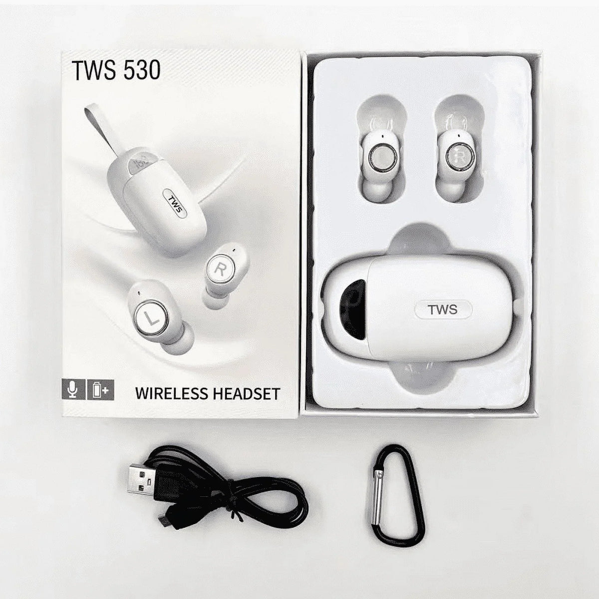 Wireless Earbuds For Xiaomi Redmi  (Redmi ) , with Immersive Sound True 5.0 Bluetooth in-Ear Headphones with 2000mAh Charging Case Stereo Calls Touch Control  Sweatproof Deep Bass