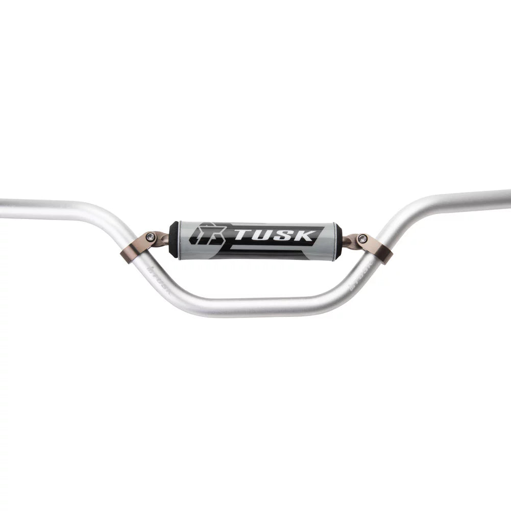 Tusk -10 Aluminum 7/8" Handlebar  Mini Bend Silver For   2000