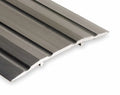 National Guard Saddle Threshold,Fluted Top,4 ft.,Alum  413-4