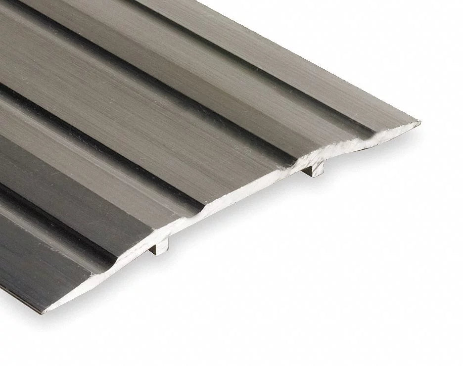National Guard Saddle Threshold,Fluted Top,4 ft.,Alum  413-4