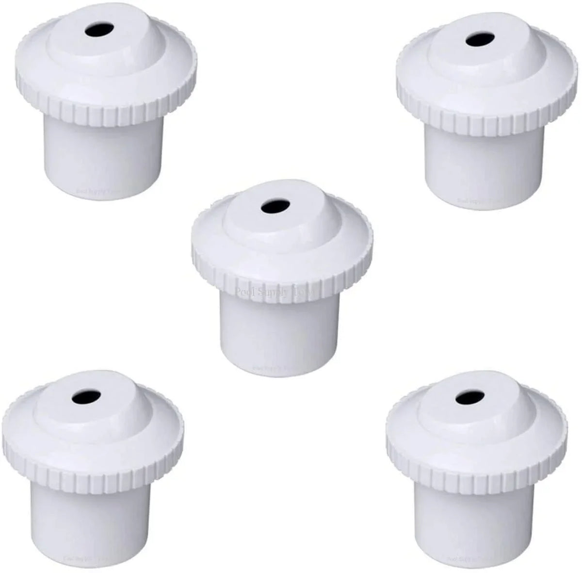 Pool Spa  Directional Hydrostream Jet Insider Fitting With 1/2-Inch Opening Eyeball And 1-1/2 Inch Slip Replace Hayward Hydrostream  Fitting (5 Pack)
