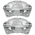 AutoShack Front New Brake Calipers Assembly with Bracket Set of 2 Driver and Passenger Side Replacement for Jeep Wrangler Liberty Dodge Grand Caravan Nitro Chrysler Town & Country  Routan Ram /