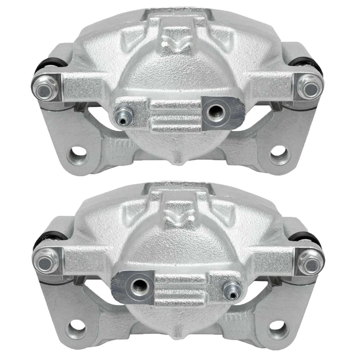AutoShack Front New Brake Calipers Assembly with Bracket Set of 2 Driver and Passenger Side Replacement for Jeep Wrangler Liberty Dodge Grand Caravan Nitro Chrysler Town & Country  Routan Ram /