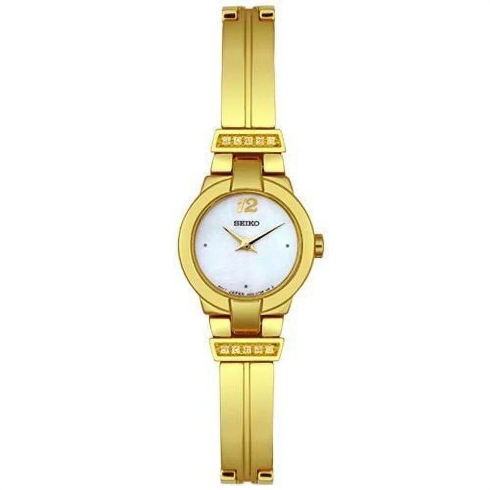 Seiko Women's  Diamond Gold-Tone Stainless Steel Watch