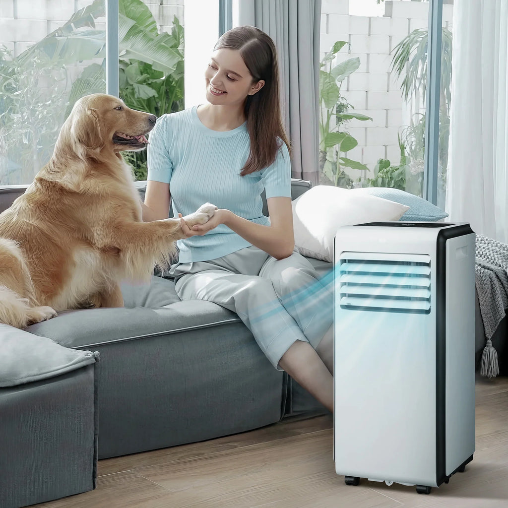6,000  (10,000  ) Portable Air Conditioner, Dehumidifier, Fan, 3 in 1  with 24-Hour Timer