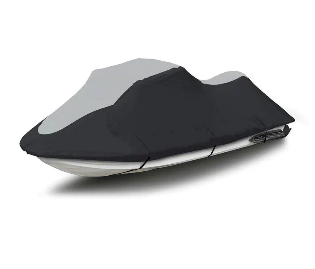 '-  JetSki Cover Compatible for Polaris  140 2003-2004 Jet Ski Watercraft Cover Black/Grey
