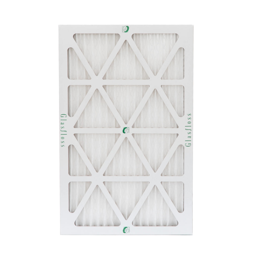 12 Pack of 14x25x1  13 Pleated Air Filters by Glasfloss. Actual Size: 13-1/2 x 24-1/2 x 7/8