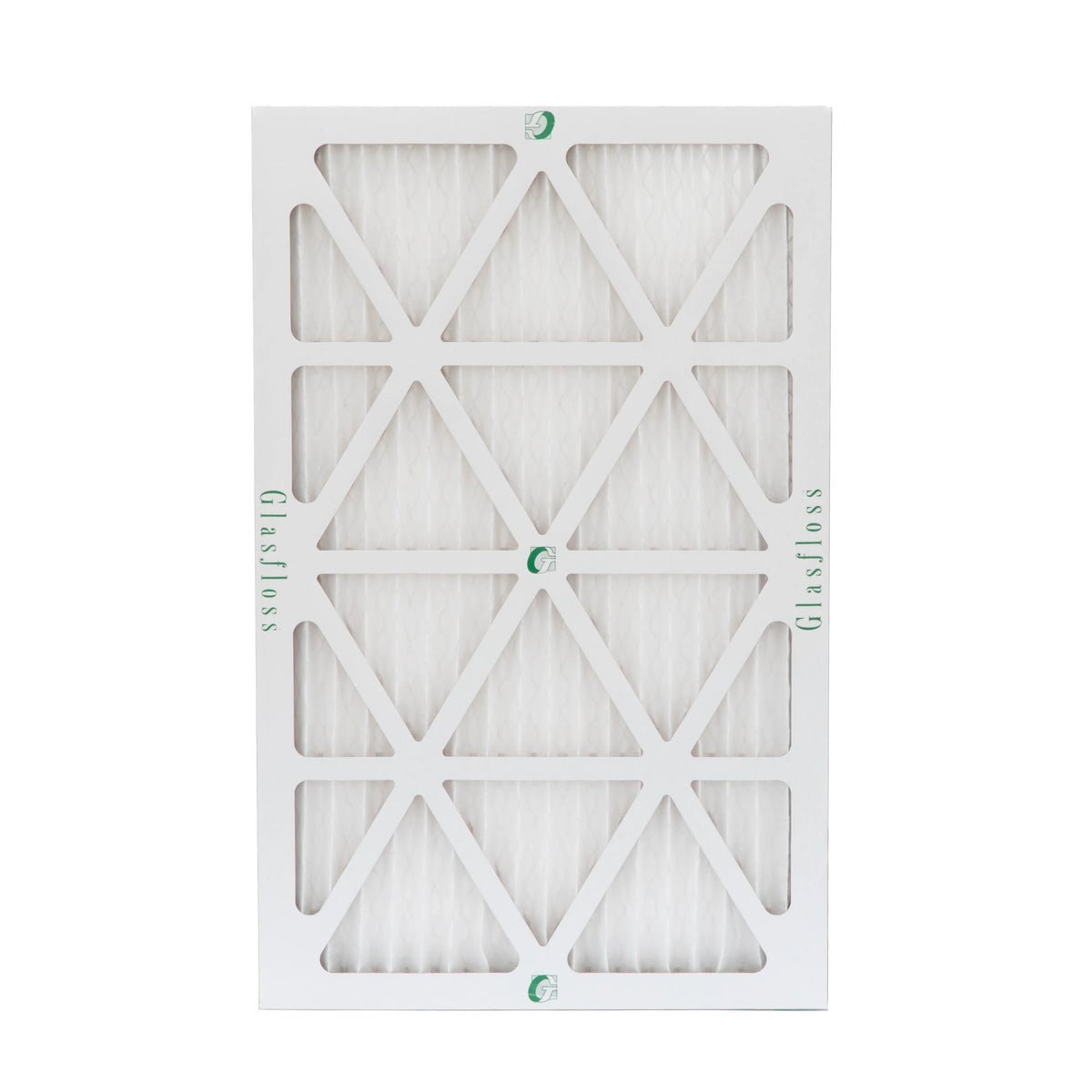 12 Pack of 14x25x1  13 Pleated Air Filters by Glasfloss. Actual Size: 13-1/2 x 24-1/2 x 7/8