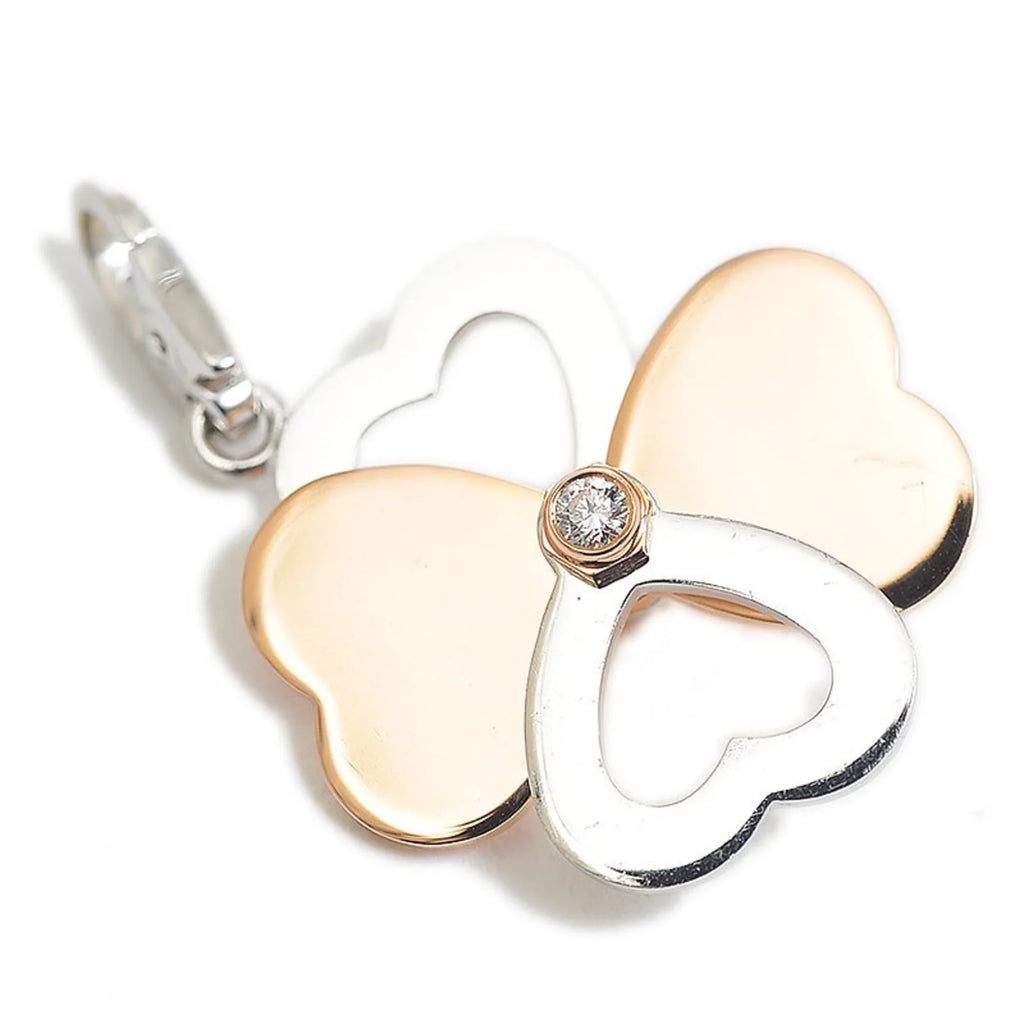 Pre-Owned Cartier Clover Charm Pendant Top / Diamond  (Good)