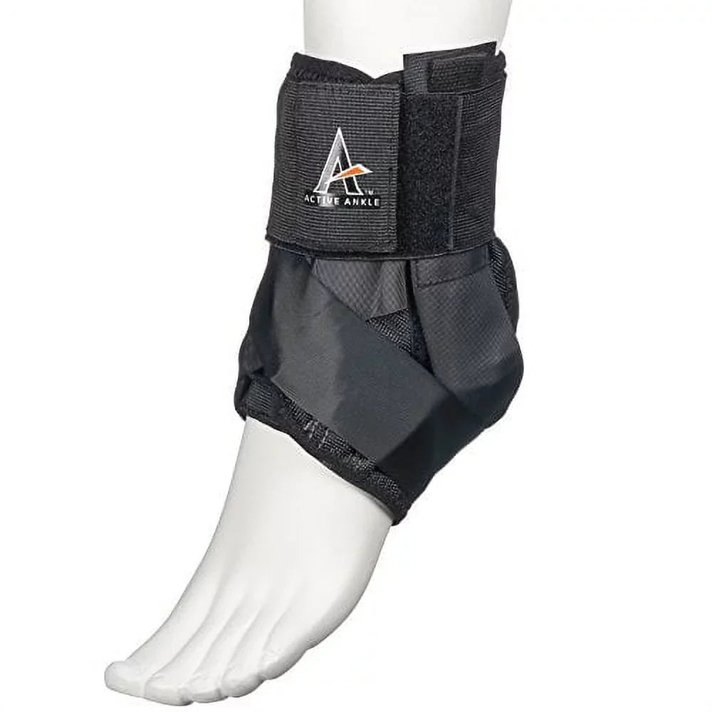 Active Ankle  Pro Lace-Up Ankle Brace, Black, -Large