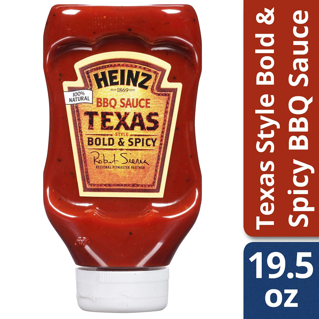 Heinz Texas Style Bold & Spicy  Sauce (19.5 oz Bottles, Pack of 6)