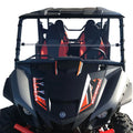 Clearly Tough Yamaha Wolverine  /  Full Folding Windshield (2020 and older) -  - Extreme Versatility! Premium polycarbonate w/Hard Coat. Made in America!
