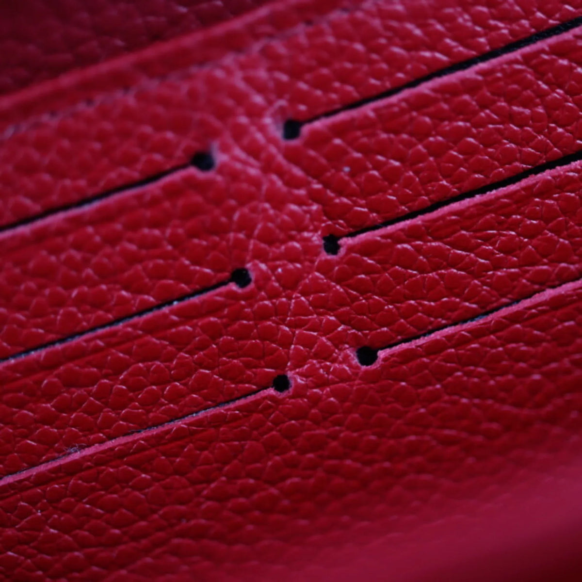 Pre-Owned   Louis Vuitton Zippy Wallet Long  Monogram Implant Cerise Zip Around Round Zipper (Good)