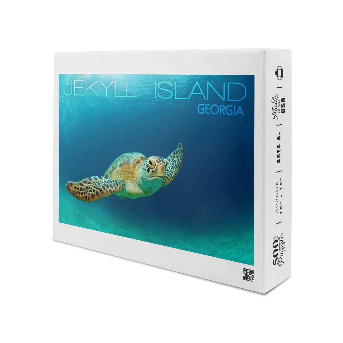 Jekyll Island, Georgia, Sea Turtle (19x27 inches, Premium 500 Piece Jigsaw Puzzle for Adults and Family, Made in )