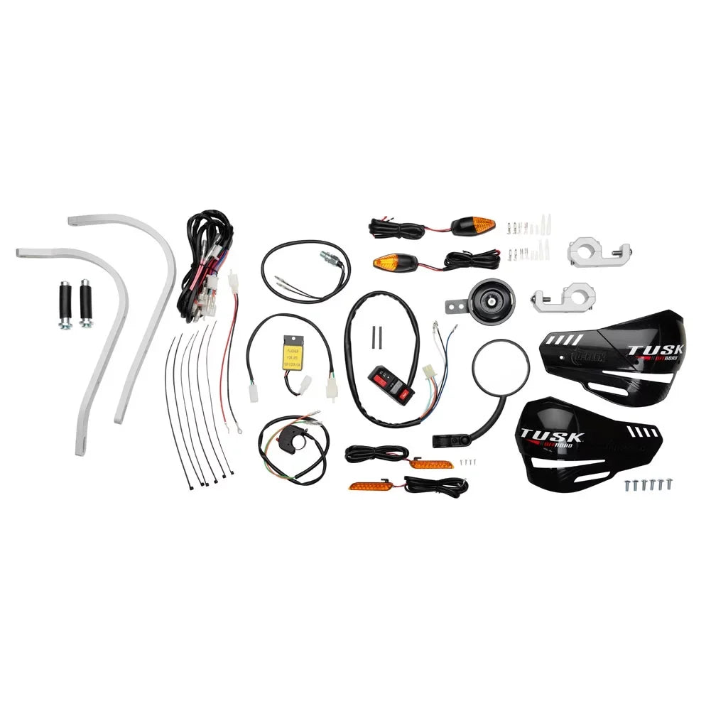 Tusk Motorcycle Enduro Lighting Kit with Handguard Turn Signals without Taillight - Fits:  200 - 2014 - 2016