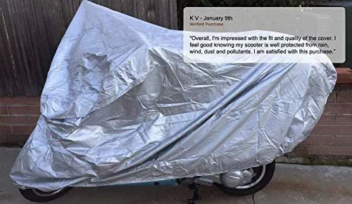 Weatherproof Motorcycle Cover Compatible With 2016 Beta Evo 200 - Outdoor & Indoor - Protect From Rain Water, Snow, Sun - Built In Reinforced Securing Straps - Durable Material - Free Storage Bag