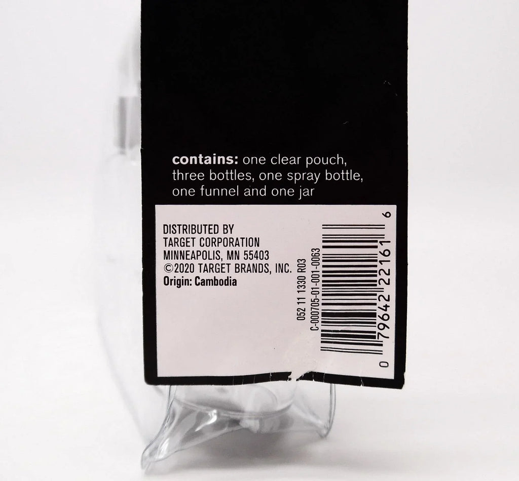 Sonia Kashuk  Travel Makeup Bag Kit, Clear