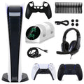 Sony PlayStation 5 Digital Console with Extra Black Dualsense Controller and Accessories Kit (, PlayStation Digital Version)