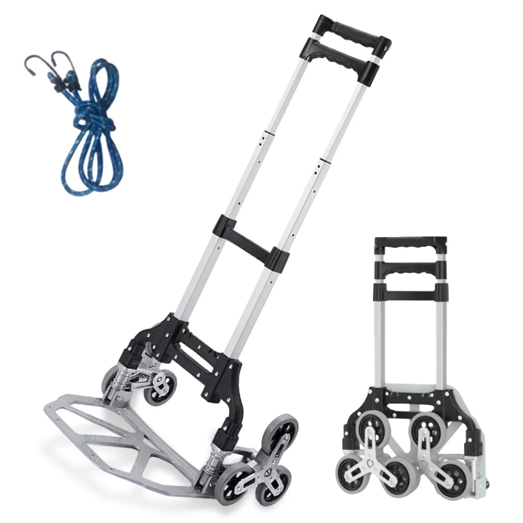 Moving Dolly For Stairs | Heavy Duty Collapsible Trolley With Wheels | Portable Folding Truck For Luggage, Moving, Travel, Shopping, Workplace, Warehouse Distribution