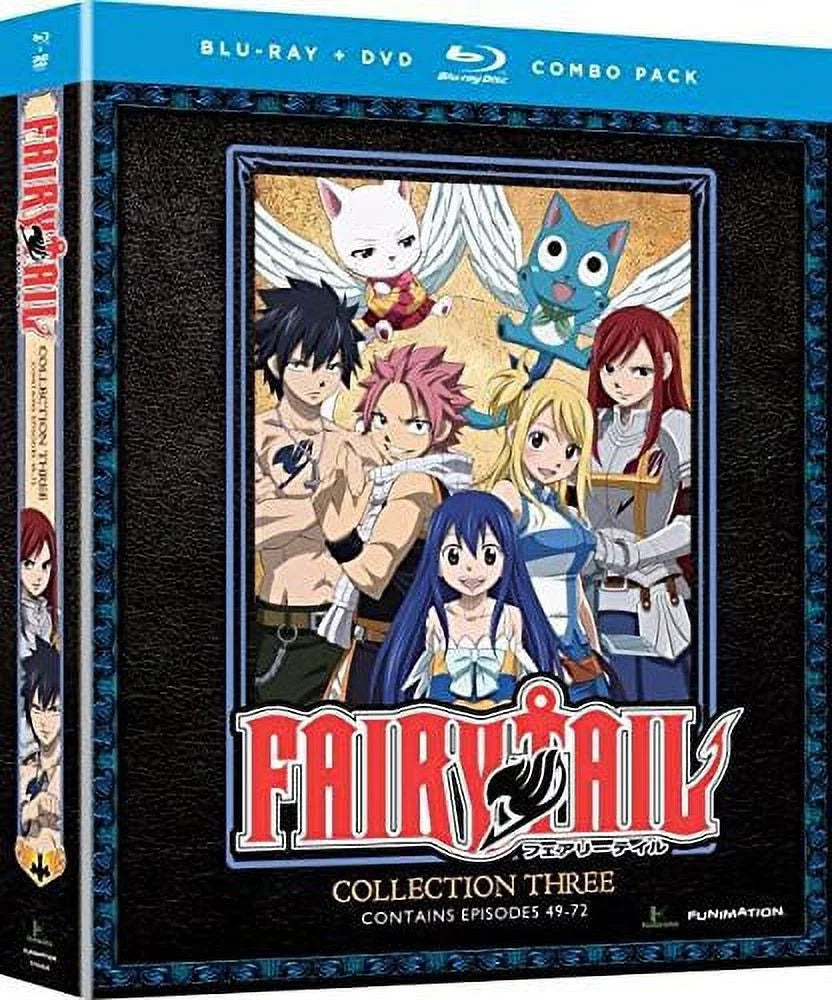 Fairy Tail: Collection Three (Blu-ray + ), Funimation Prod, Anime