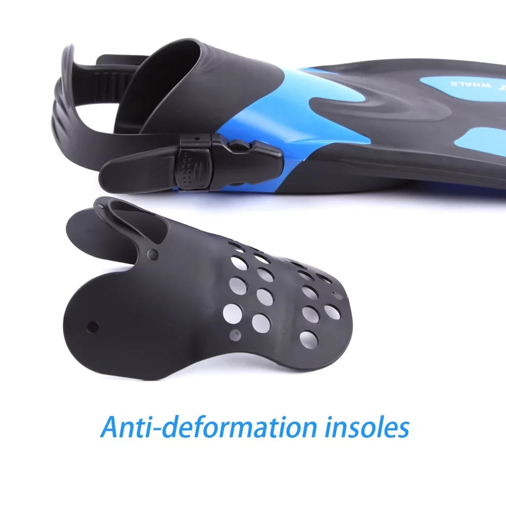 Adjustable Heel Swim Fins Perfect for Snorkeling and Water