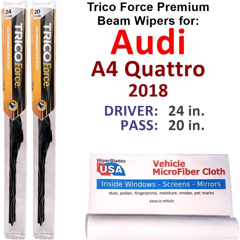 2018 Audi  Quattro Performance Beam Wipers (Set of 2)