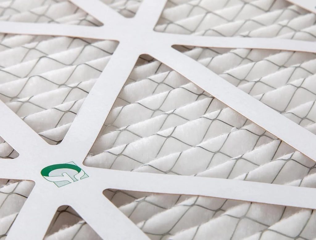 12 Pack of 14x25x1  13 Pleated Air Filters by Glasfloss. Actual Size: 13-1/2 x 24-1/2 x 7/8