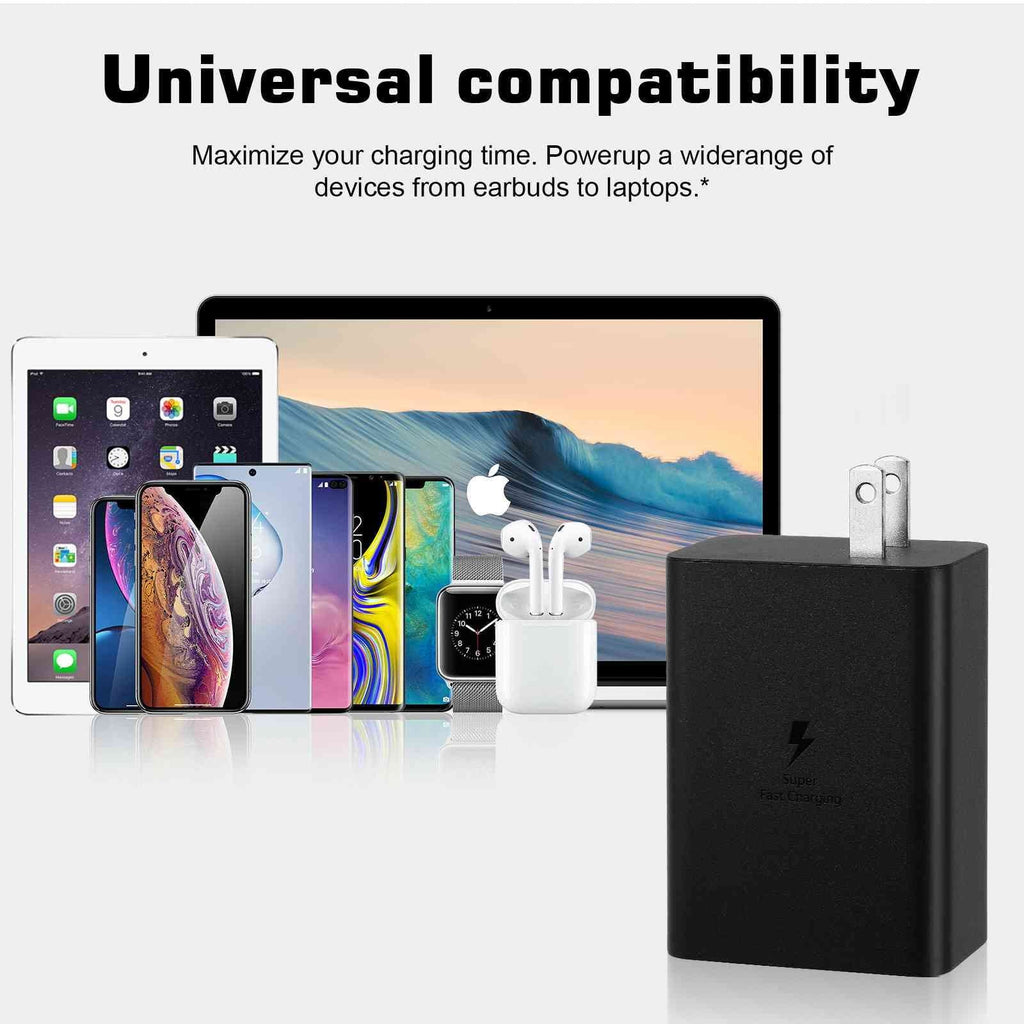 65W Fast Travel Charger with 3 Ports -  & Dual - - High-Speed Charging for Laptops, Phones vivo / Pro/ (China)//iQOO iPhone, Samsung Galaxy, Google Pixel, MacBook, Steam Deck