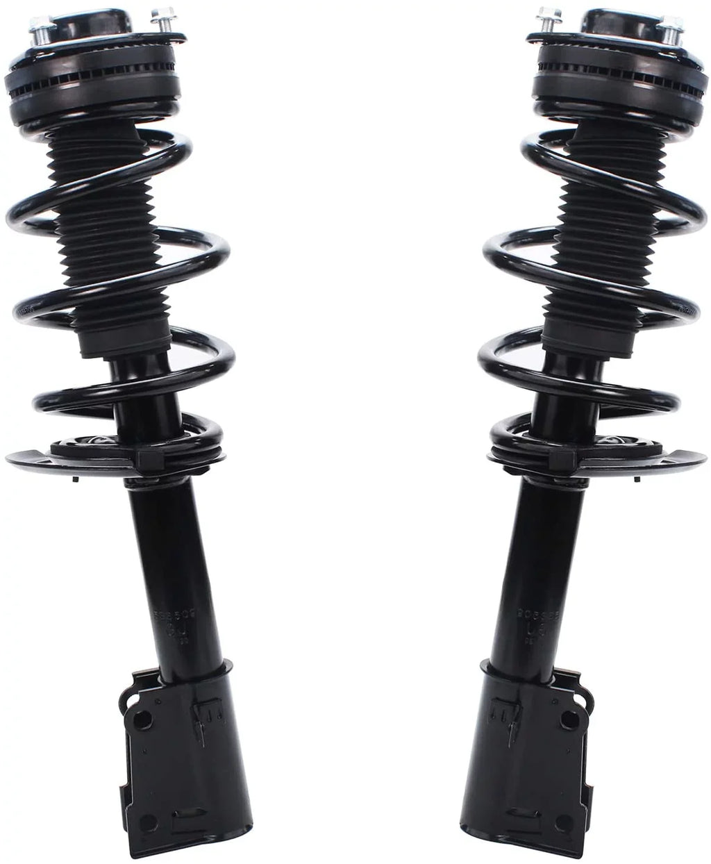 Detroit Axle - Front Struts for  2009-2019 Dodge Journey Complete 2 Struts w/Coil Spring 2010 2011 2012 2013 2014 2015 2016 2017 2018 Replacement Quick Install Ready Struts Assembly