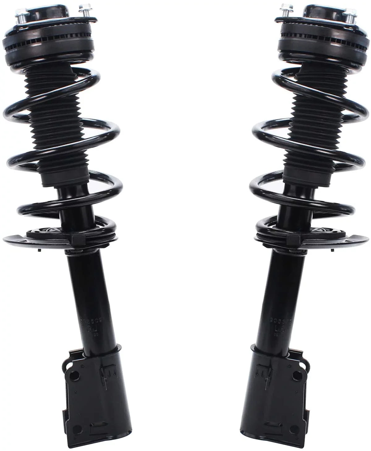 Detroit Axle - Front Struts for  2009-2019 Dodge Journey Complete 2 Struts w/Coil Spring 2010 2011 2012 2013 2014 2015 2016 2017 2018 Replacement Quick Install Ready Struts Assembly