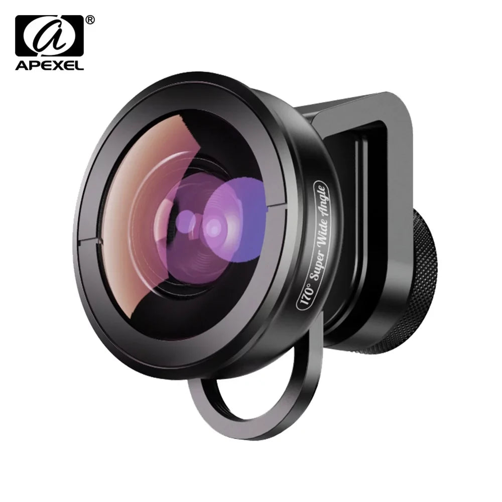 170° Super Wide Angle Lens for Dual Lens / Single Lens Smartphone for Pixel Galaxy Smartphones