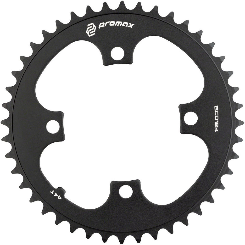 Promax 4-Bolt Chainring - 44t, 104 , Black