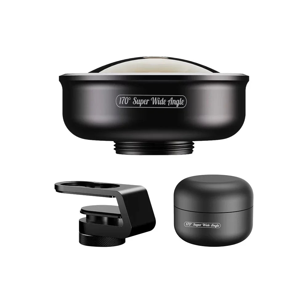 170° Super Wide Angle Lens for Dual Lens / Single Lens Smartphone for Pixel Galaxy Smartphones