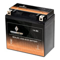 Chrome Battery - (14- 12 Volt,12 Ah, 200 ) Motorcycle Battery for Honda 1100cc Vt1100c, ,  Shadow (spirit, Aero, . . . Tourer) 2007