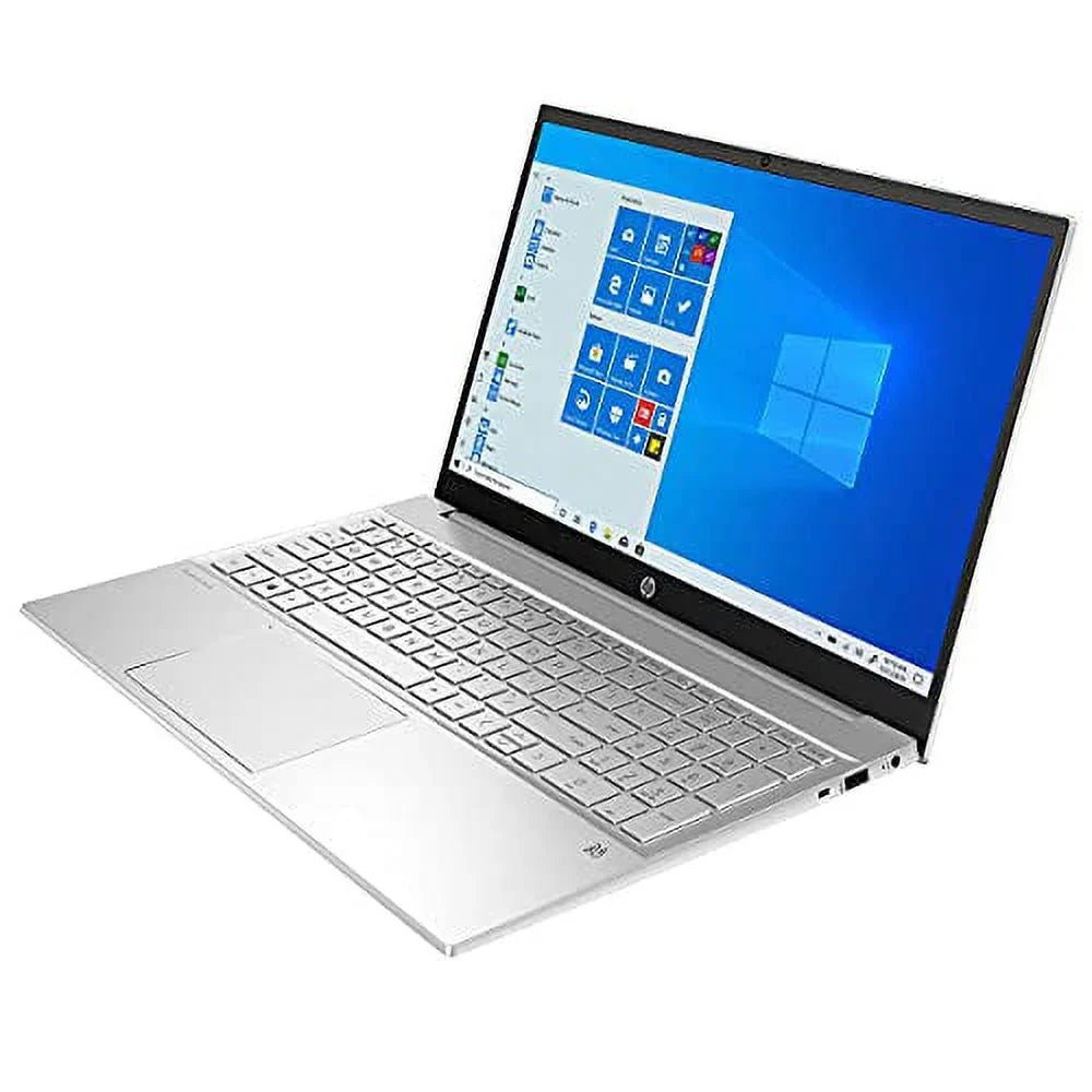 2021  Pavilion 15.6in  Touchscreen Laptop 11th Gen 4-Core Intel i5-1135G7 16GB  512GB NVMe  Iris Xe Graphics Backlit Keyboard Windows 10 Home w/  32GB  Natural Silver 15-