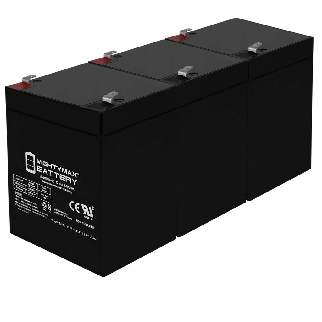 12V 5AH Battery Replacement for Sea-Doo Aquanaut Model  - 3 Pack