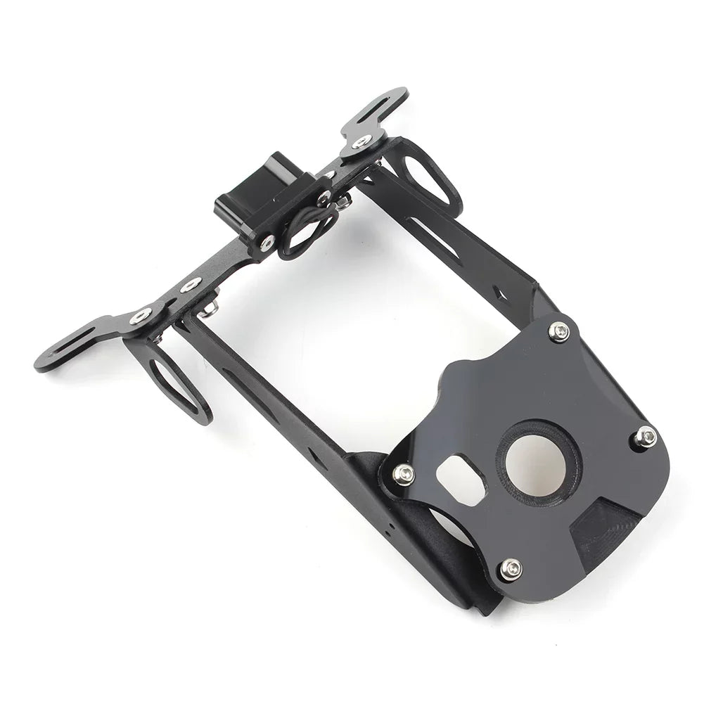 21-22 Black Motorcycle License Plate Holder Fender Eliminator Tail Tidy For Yamaha -09 2021 2022