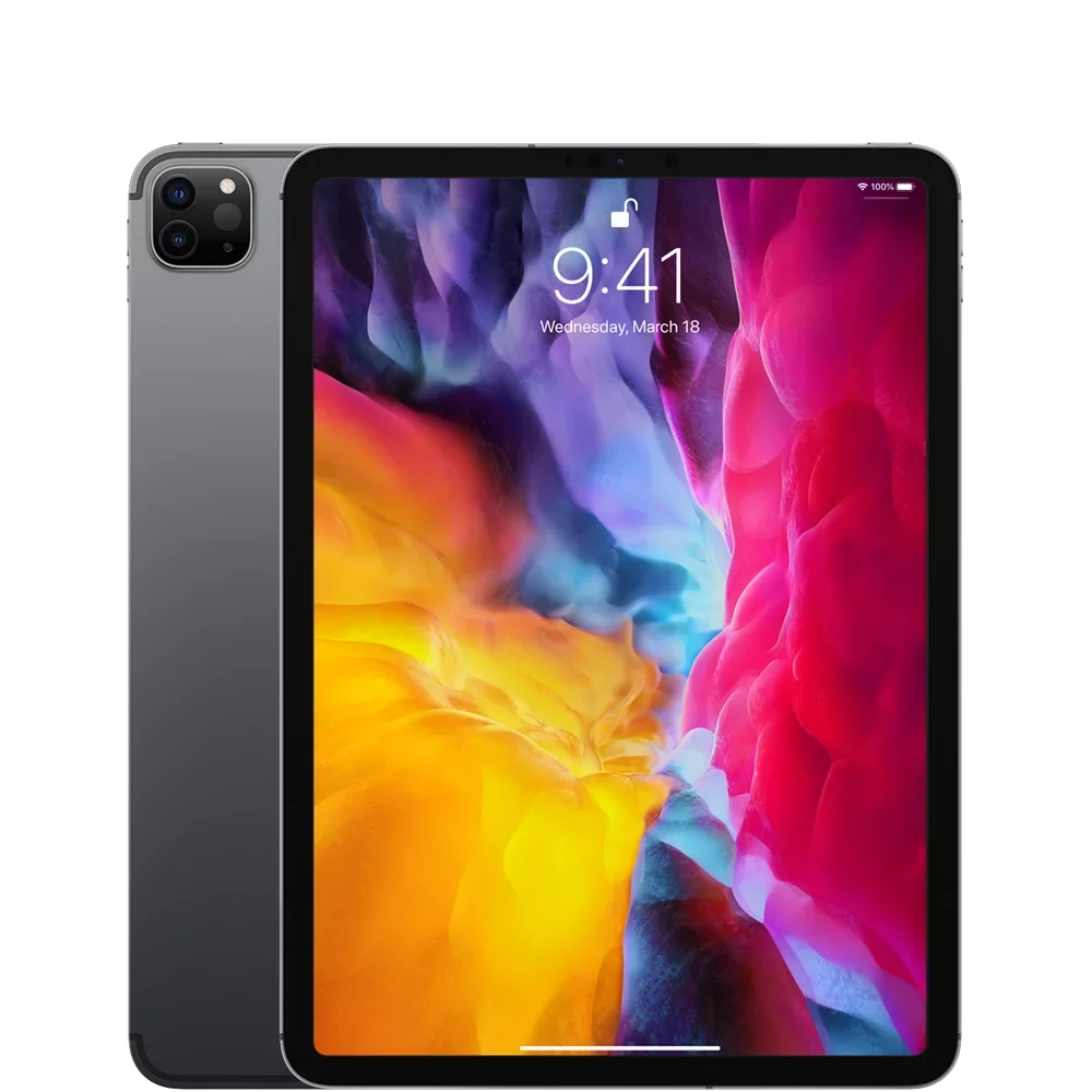 Restored Apple iPad Pro (11") 2nd Gen 128GB Space Gray Wi-Fi / (Latest Model) (Refurbished)