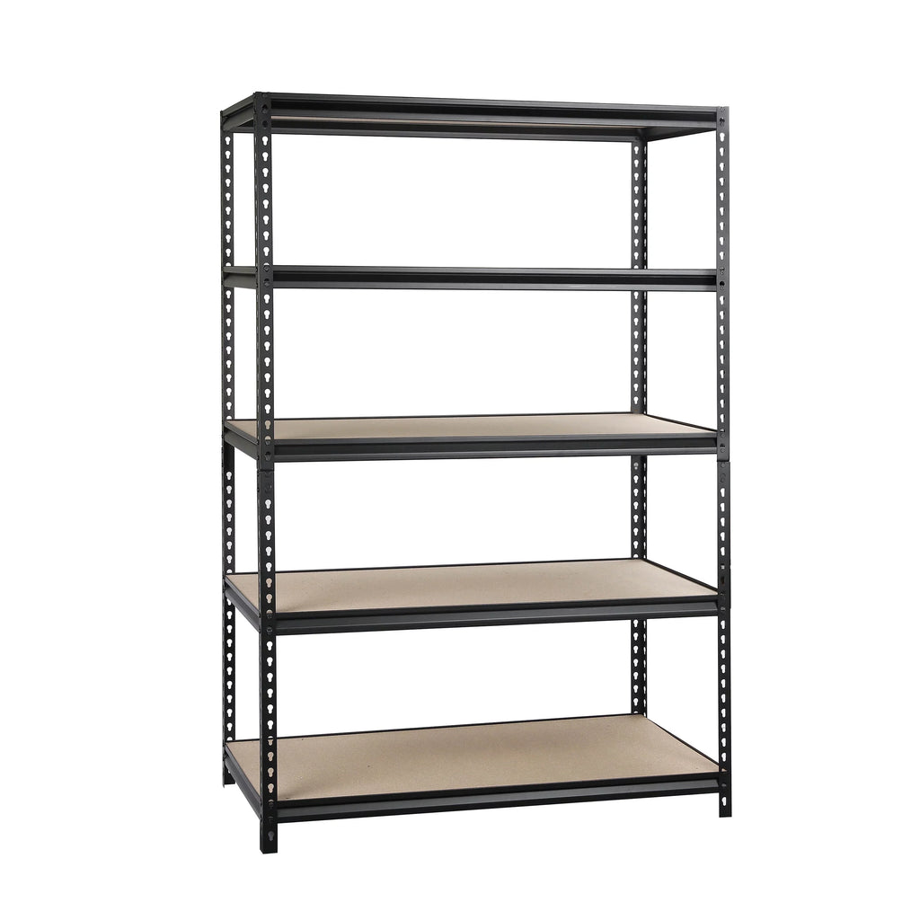 48-inch 5-Tier Freestanding Shelf with Particle Board Shelves, 800 lb. Capacity, Adult