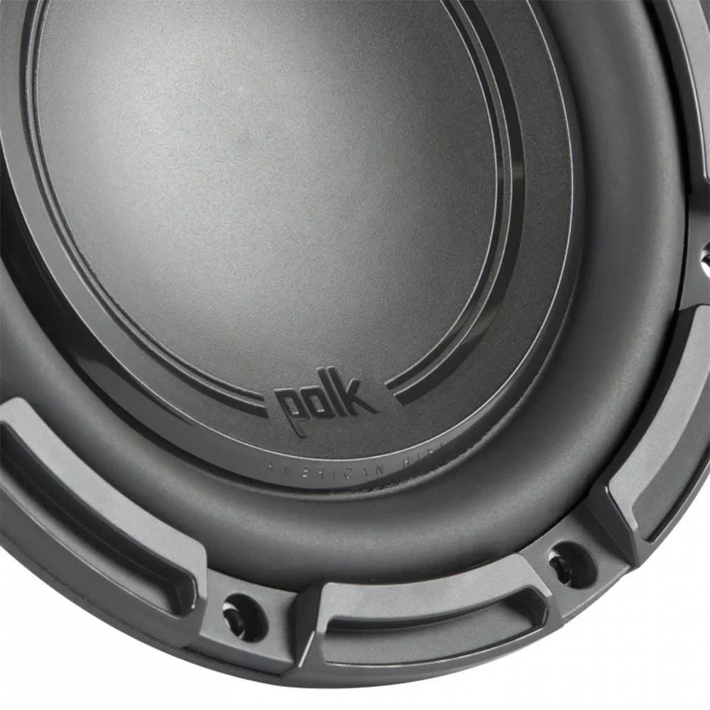 Polk Audio + 10 Inch 1050 Watt 4 Ohm  Marine & Car Subwoofer (2 Pack)