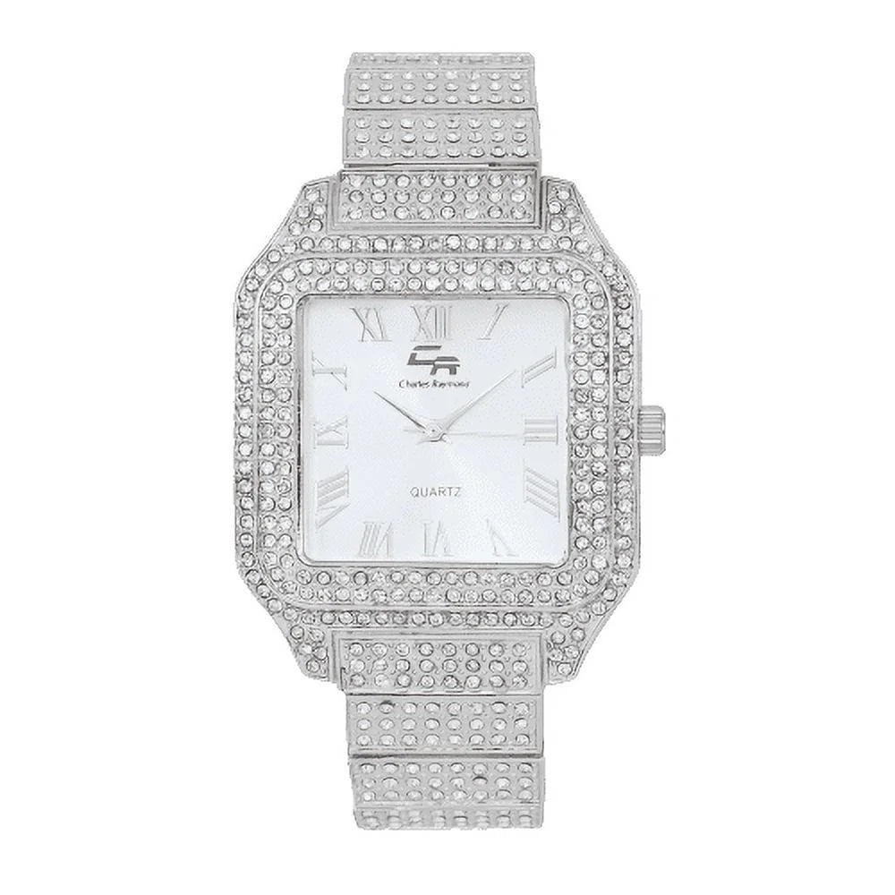 Women's Luxury Crystal Diamonds Iced Out Watch, a True Testament to blinged-Out Beauty and Timeless Glamour ( Classic-)