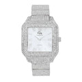 Women's Luxury Crystal Diamonds Iced Out Watch, a True Testament to blinged-Out Beauty and Timeless Glamour ( Classic-)