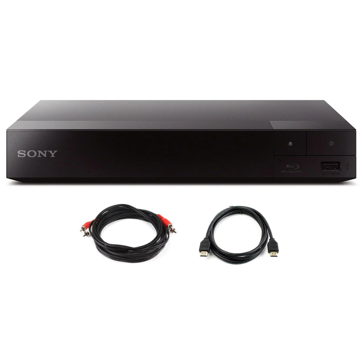 Sony  Streaming Blu-Ray Player with WiFi (2016) plus Two Cable Bundle