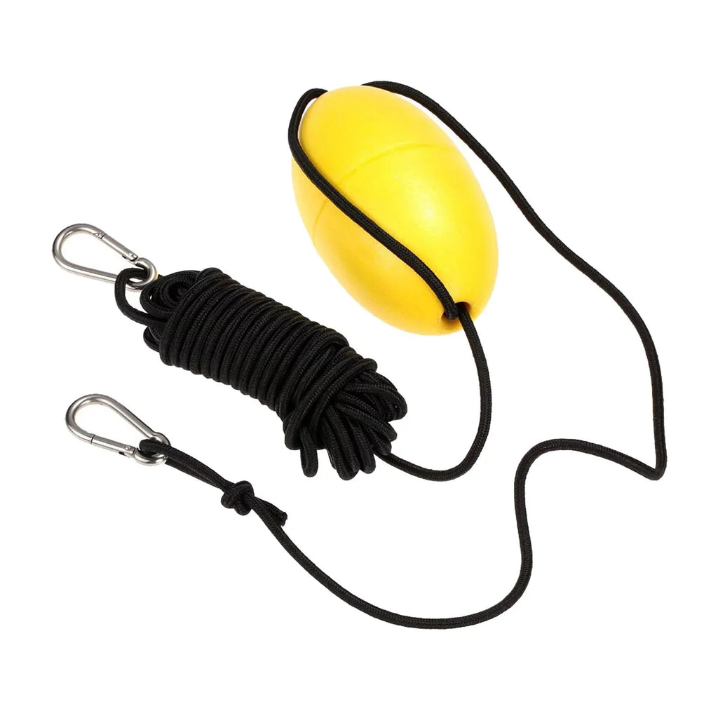 funtasica 5xDrift Anchor Rope / Anchor Buoy 9.1M Rope Length for Inflatable Boat Yellow
