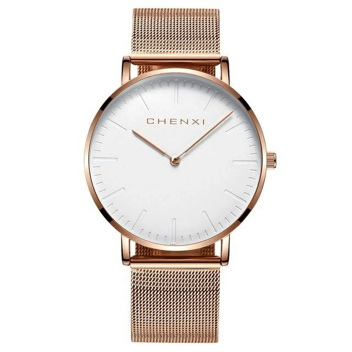 Fashion Rose gold Lover Watches Men Waterproof Ultra thin Quartz Watch Top Luxury Brand Woman Elegant Dress Ladies Watch
