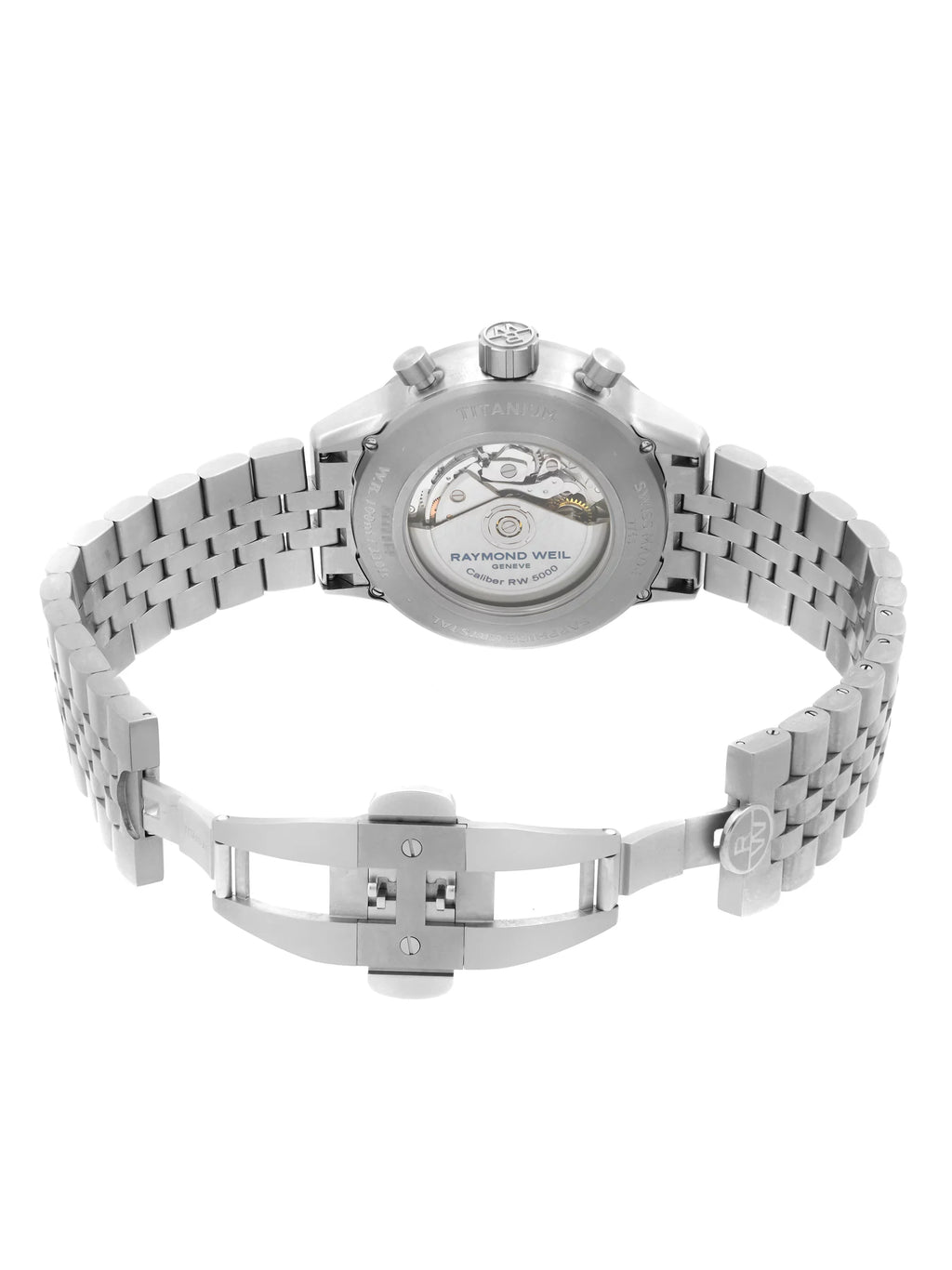 Pre-Owned Raymond Weil Freelancer Titanium Gray Dial Automatic Mens Watch 7745--05609 (Good)