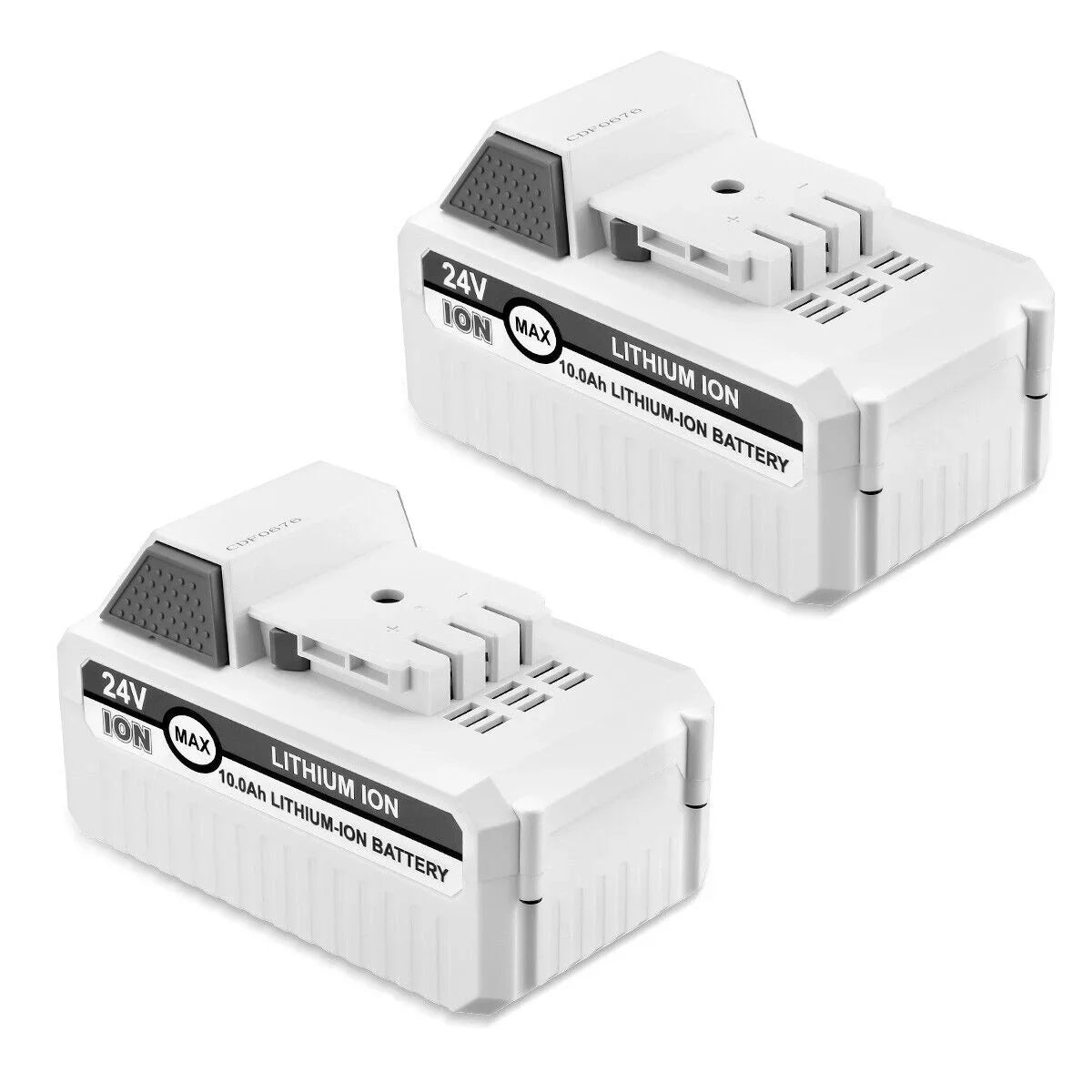 2Packs 10000mAh Li-ion Battery Compatible with Sun Joe and Snow Joe 24V Battery for 24VBAT- 24VBAT- 24VBAT- 24VBAT- 24VBAT 24V-- iON+ System for All Joe iON+ 24V Cordless Snow Blower